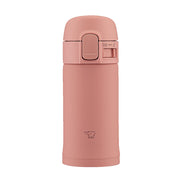 Zojirushi Water Bottle Stainless Steel Mug Small Capacity 200ml [Compact and Easy to Carry] One-Touch Type Heat/Cold Lightweight Terracotta SM-PD20-PM