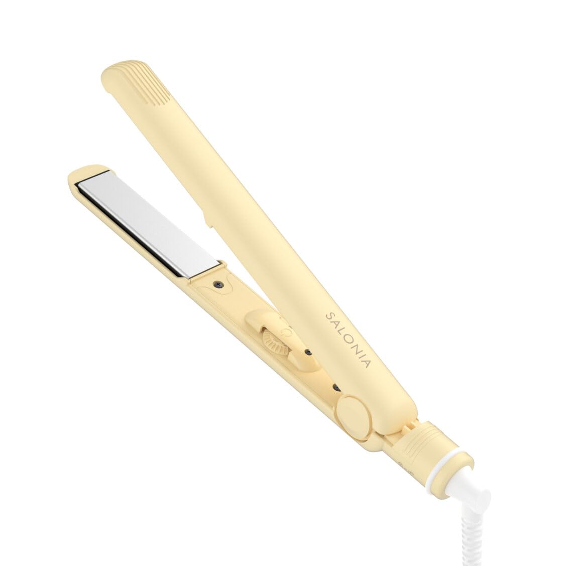 [2025 Spring/Summer Limited] SALONIA Straight Iron Hair Iron 24mm For Overseas SAL24004MY Mellow Cream Yellow