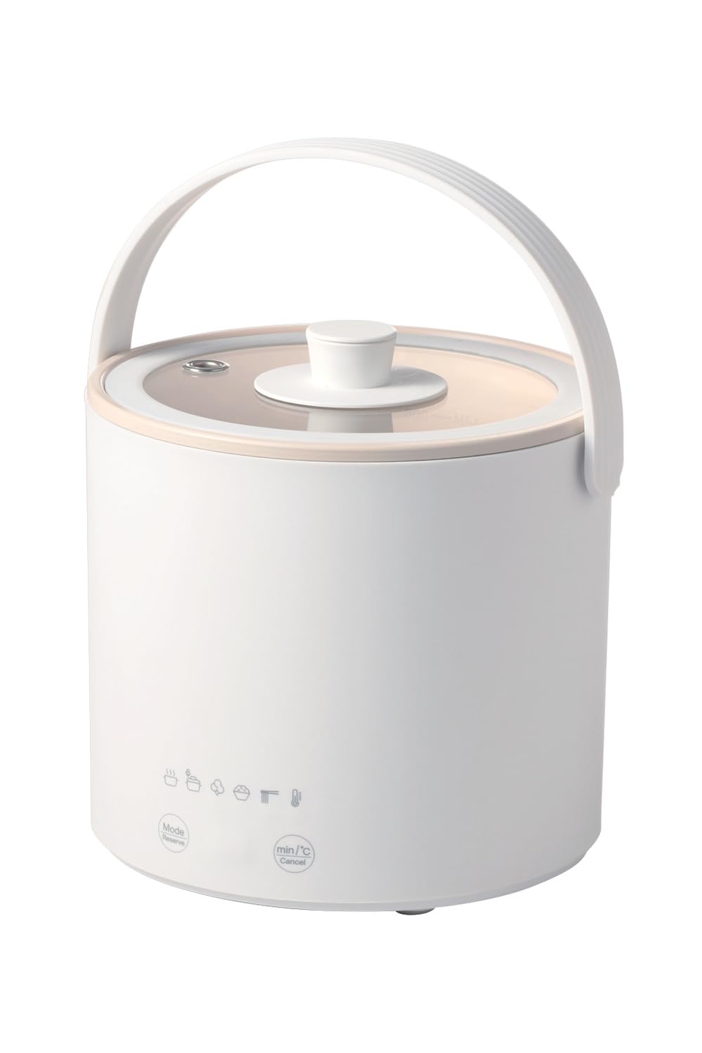 ELECOM 보온 조리 냄비 800mL 1대 6역【저온 조리/찜/1합밥/끓인다/끓인다/삶는다】
