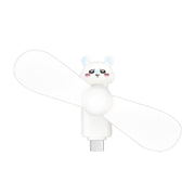 Quạt tản nhiệt mini Gourmandies Chikawa có đầu nối (USB Type-C) Momonga CK-74D