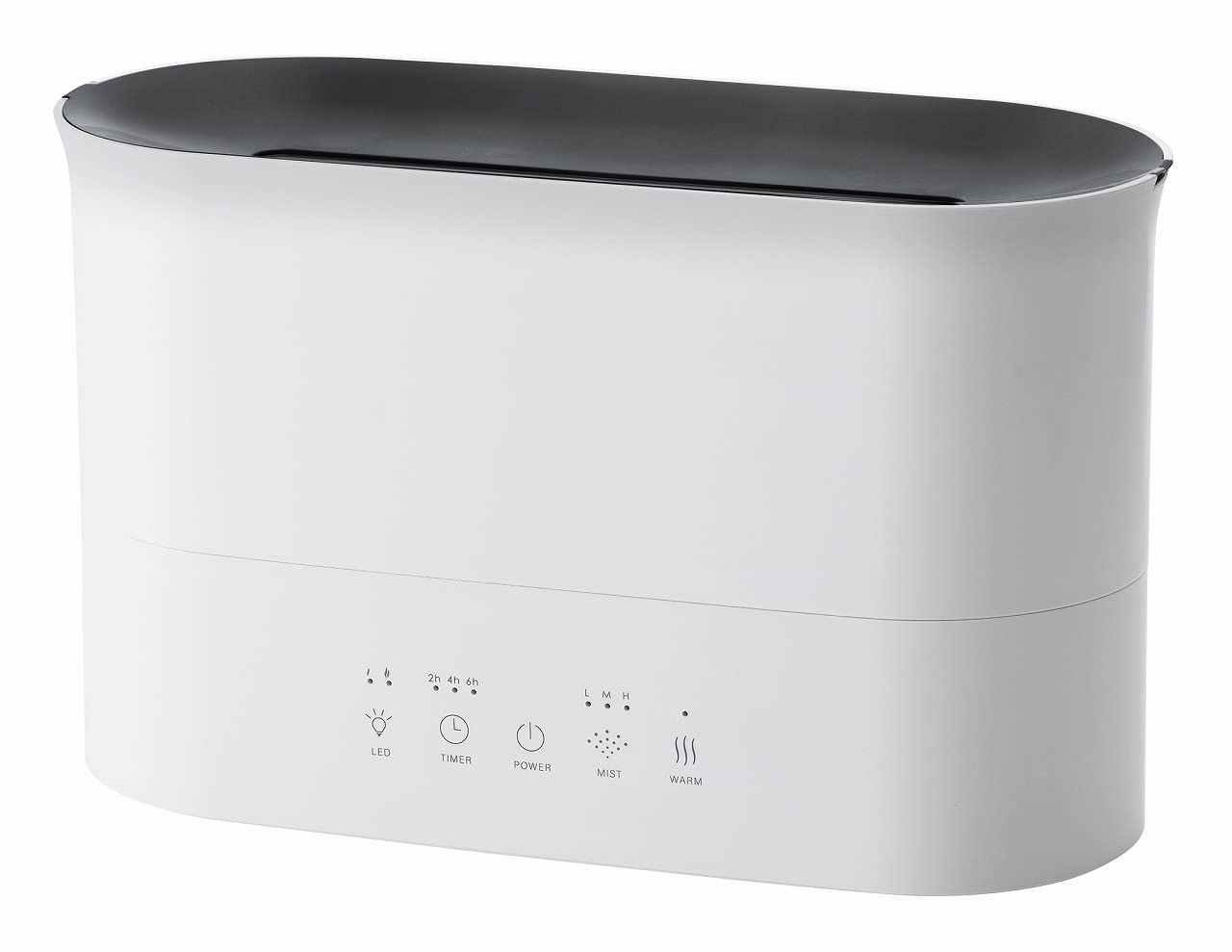 Three Up LED Hybrid Humidifier 2.2L Maximum Humidification Volume 210ml/h 6 Tatami Lumina White HB-T2272WH