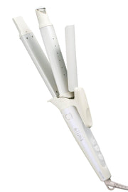 TESCOM Hair Iron 32mm Straight/Curl 2way Negative Ion [Equipped with Moist Keep Mode] Compatible with overseas countries Temperature adjustment/Lock/Memory Auto OFF Opening/closing lock Easy pull plug Shell White TW553B-W