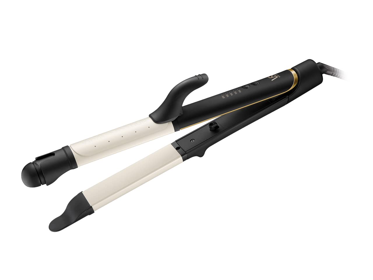 Vidal Sassoon Steam Curl & Straight 2WAY Hair Iron 32mm Negative Ion International Compatible 5 Level Temperature Adjustment Black VSI-3255/KJ