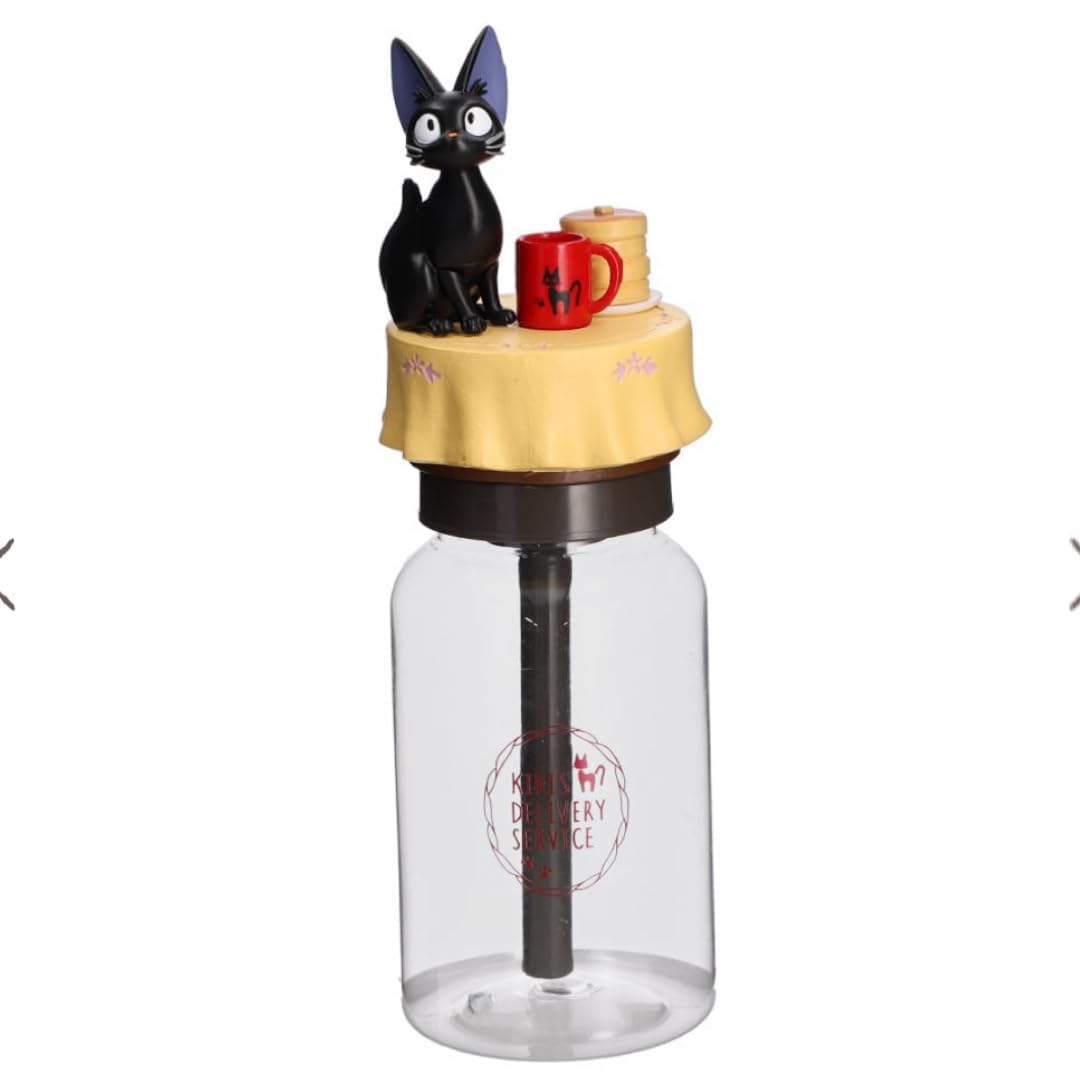Studio Ghibli Kiki's Delivery Service Jiji Mini Humidifier | USB Tabletop Humidifier | Cute Cat Design | Automatic Shutoff | For Desk, Bedroom, Office | Benelic Goods