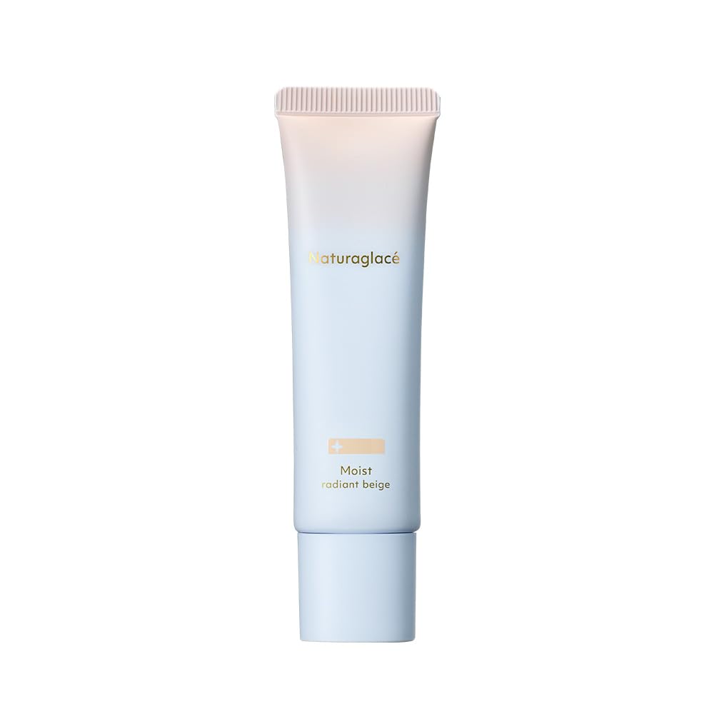 네츄라 글래세 메이크업 크림 모이스트 02 라디안트베이지 아름답게 빛나는 윤기 피부 30g SPF50+ PA+++ 자외선 차단제 비누 오프
