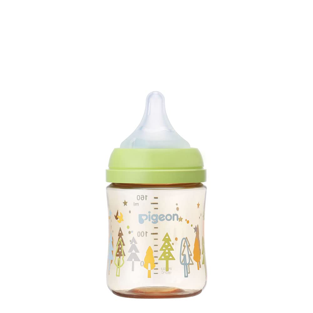 PIGEON Breastfeeding experience baby bottle 160ml 0 months and up High quality plastic Tree Also used in medical institutions Light and unbreakable