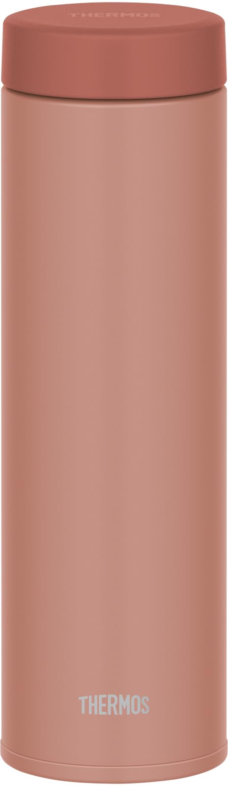 Thermos Water Bottle, Vacuum Insulated Mobile Mug, 480ml, Terracotta, Few parts, Easy to clean, Screw type that closes securely, Packing shape that prevents dripping, Stainless steel bottle, JON-481 TRC