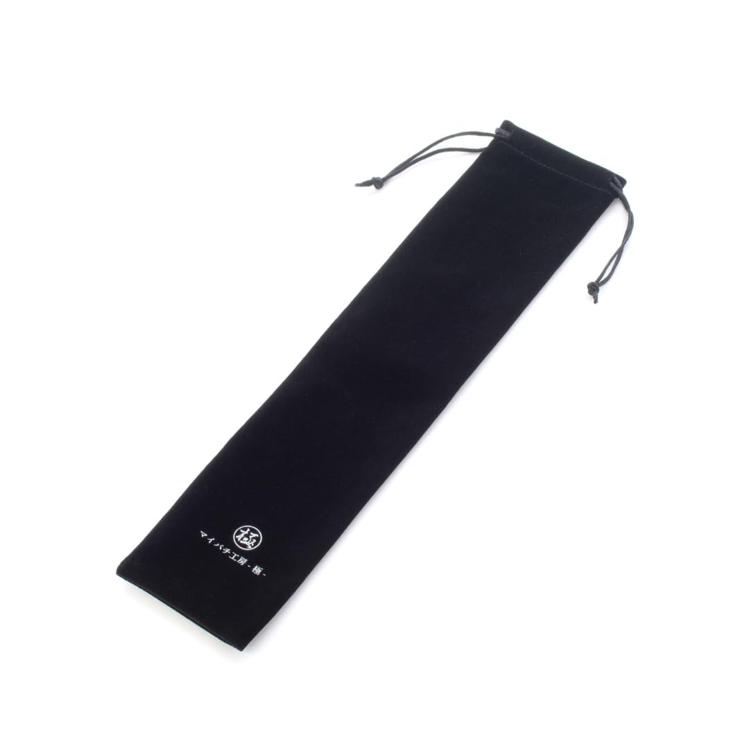 [Maibachi Kobo Kiwami] Genuine Maibachi exclusive case, cloth string type, black with foil-stamped logo