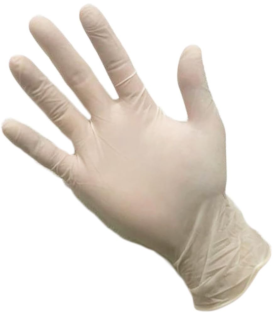 Utsunomiya Production Quinn Natural Rubber Gloves PF M 100 pieces NR0551PF-NB M