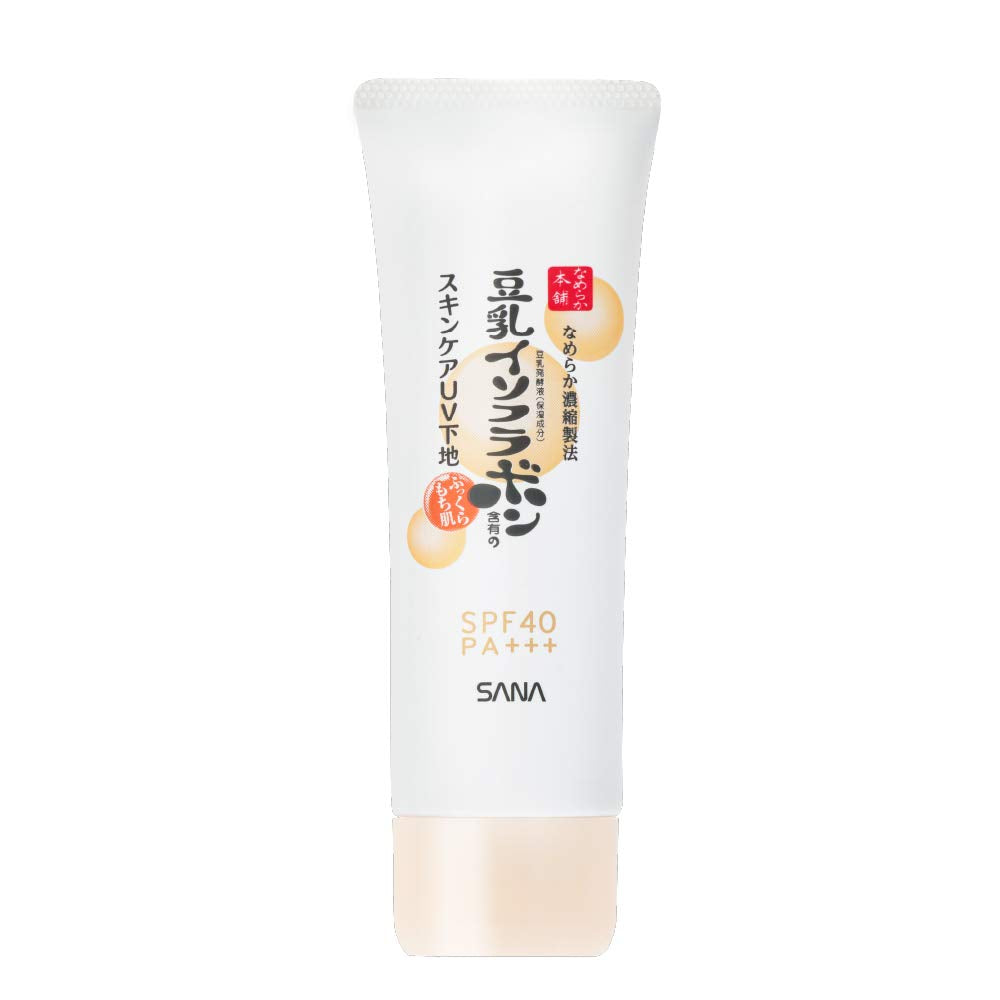 Nameraka Honpo Skin Care UV Base 50g Soy Milk Isoflavone Moisturizing Makeup Base Cream Sunscreen