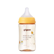 PIGEON Breastfeeding experience baby bottle 240ml Approximately 3 months ~ High quality plastic Bird Used by medical institutions Light and unbreakable
