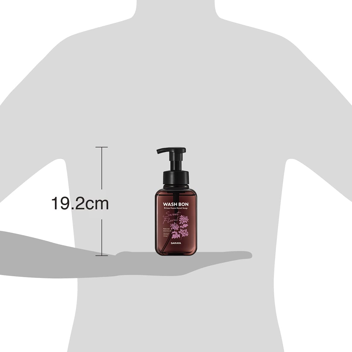 Saraya Washbon Prime Foam Sweet Floral 500ml