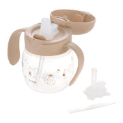 Richel Try Straw Drinking Master Set Brown 1 piece From around 5 months