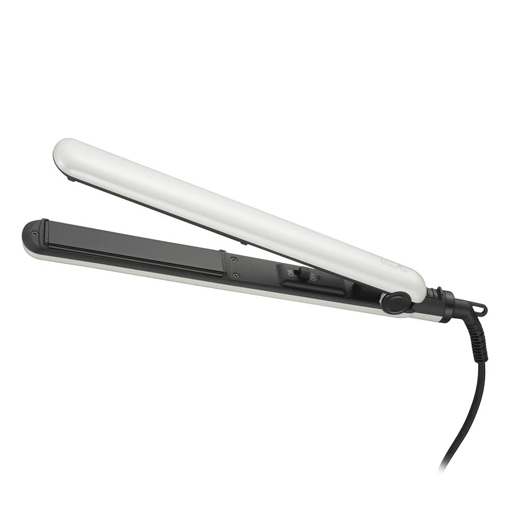 Ohm Denki Straight Hair Iron (Ceramic coating specification/With opening/closing lock/28W/Cord length 1.8m/White)