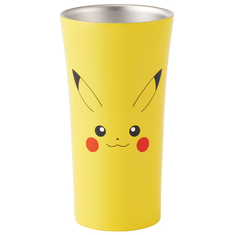 Skater Thermal/Cold Stainless Steel Tumbler 300ml Pocket Monster Pikachu Face STB3N-A