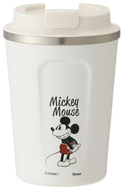 Skater Stainless Steel Coffee Tumbler with Lid S Size 350ml Thermal/Cold Disney Mickey Mouse STBC3F-A