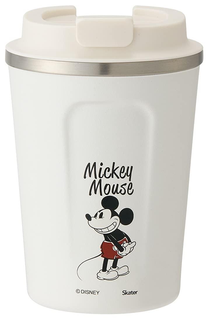 Skater Stainless Steel Coffee Tumbler with Lid S Size 350ml Thermal/Cold Disney Mickey Mouse STBC3F-A