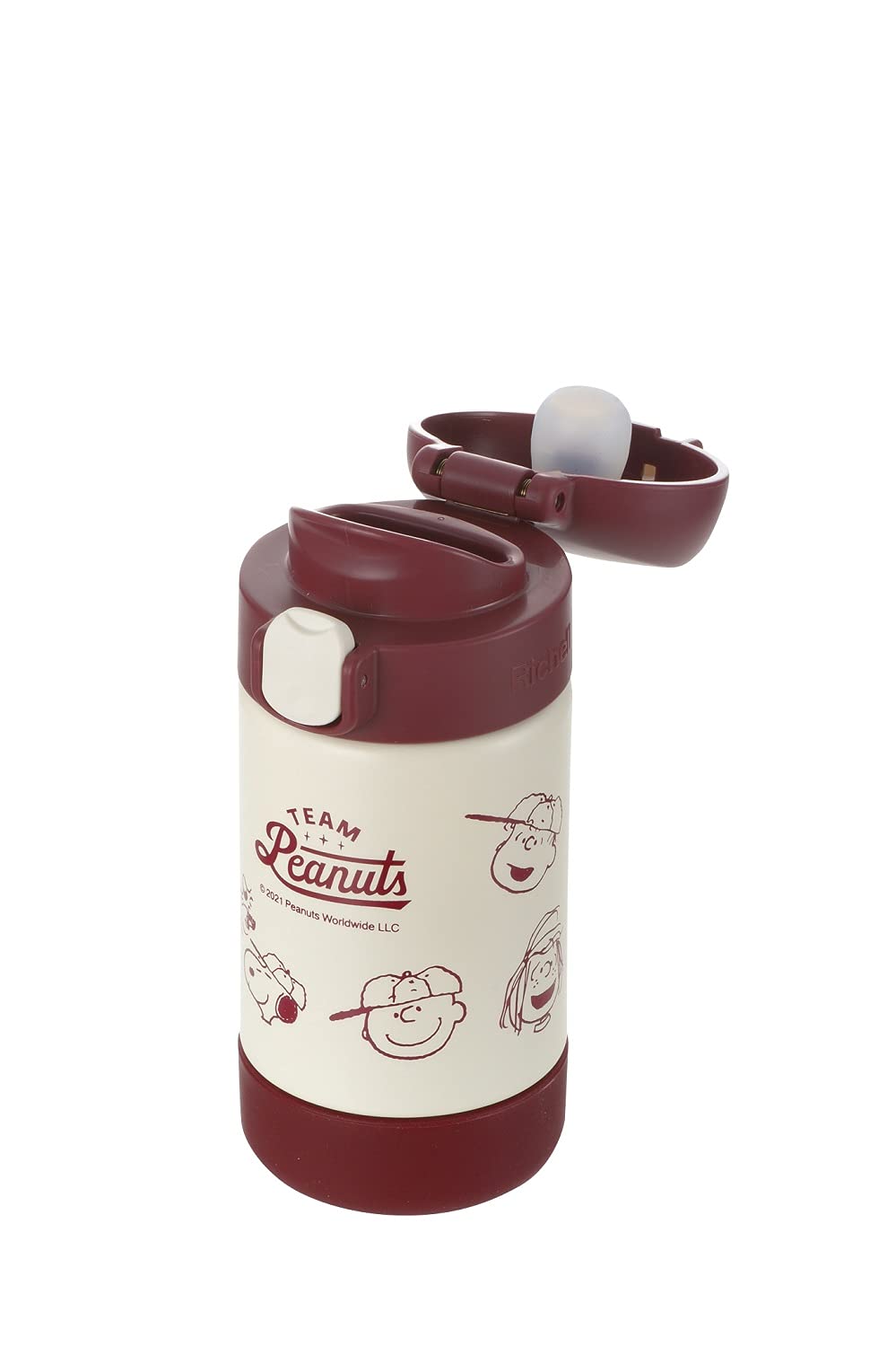 Richell Snoopy Stainless Steel Smart Mug 160 Red Around 18 Months Tumbler From Around 24 Months 120322