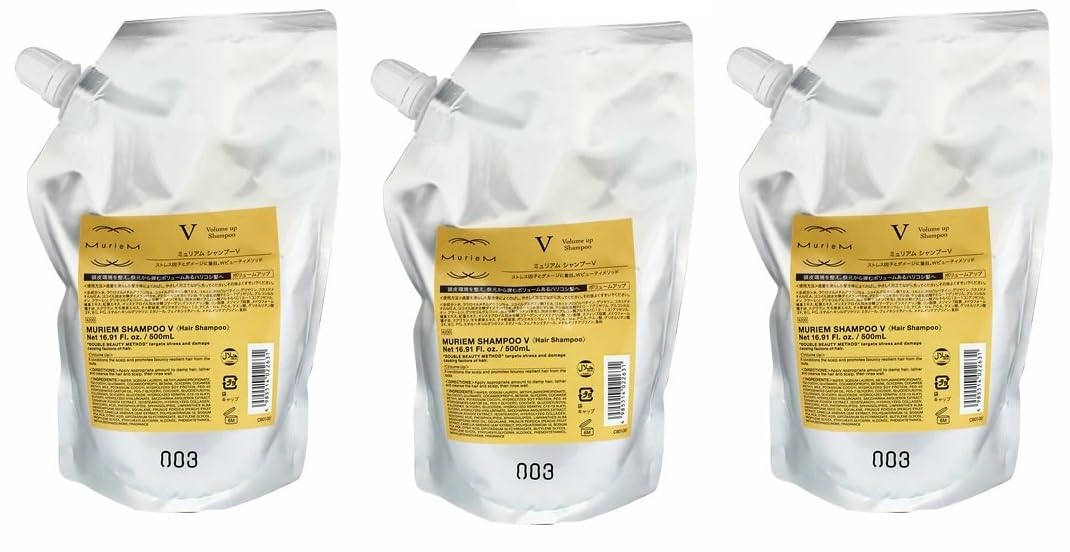 [Set of 3] Number Three Myriam Gold Shampoo V 500ml Refill
