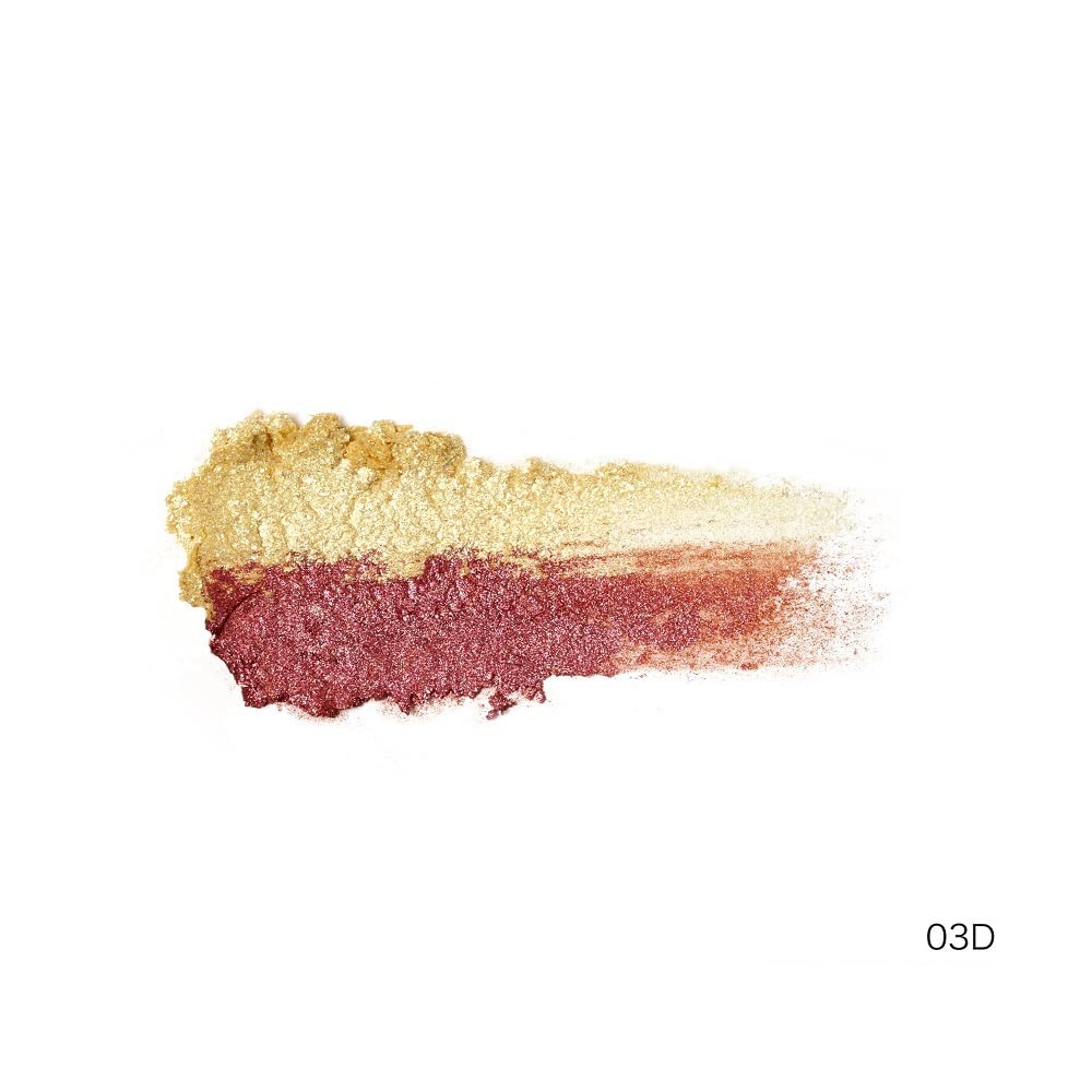 [Fujiko] Fujiko Addition Palette Eye Shadow Eye Palette Eyebrow Brow Lame Matte High & Low Palette Brush Set Makeup (03 Moist Lame)