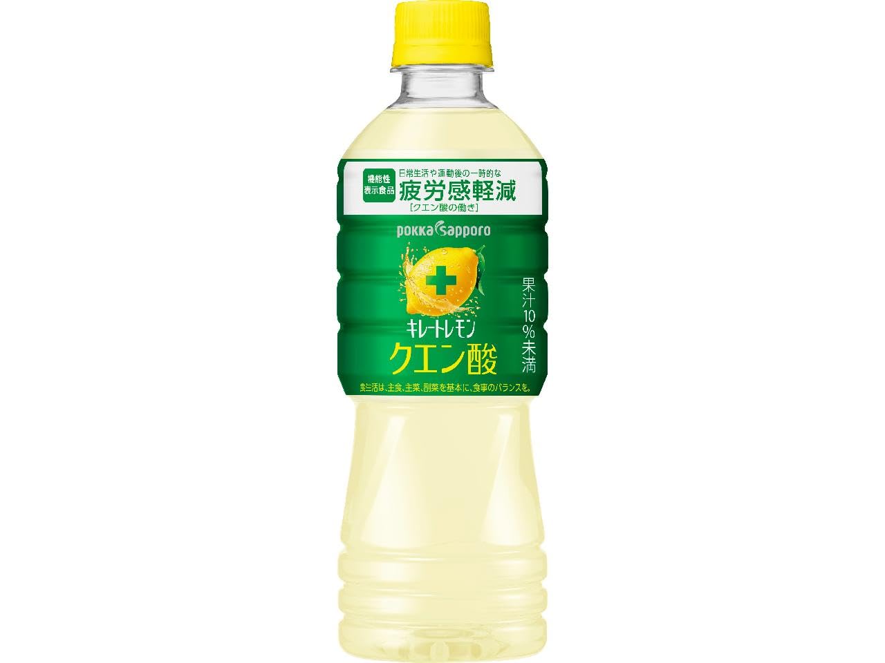 Chelate Lemon Citric Acid 525ml x 24 bottles [Food with Function Claims] Non-carbonated Fruit Juice Drink Lemon Lemon Juice Plastic Bottle Reduces Fatigue Vitamin C Condition Care Pokka Sapporo