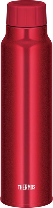 Thermos Water Bottle Cold Carbonated Beverage Bottle 750ml Red Cold Storage Only FJK-750 R