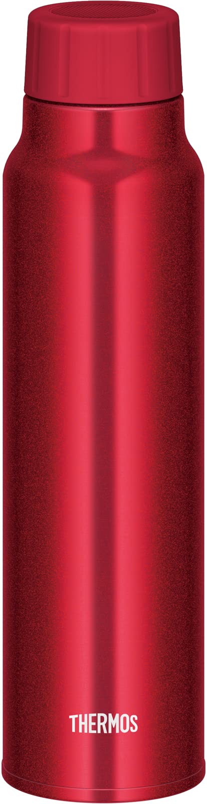 Thermos Water Bottle Cold Carbonated Beverage Bottle 750ml Red Cold Storage Only FJK-750 R