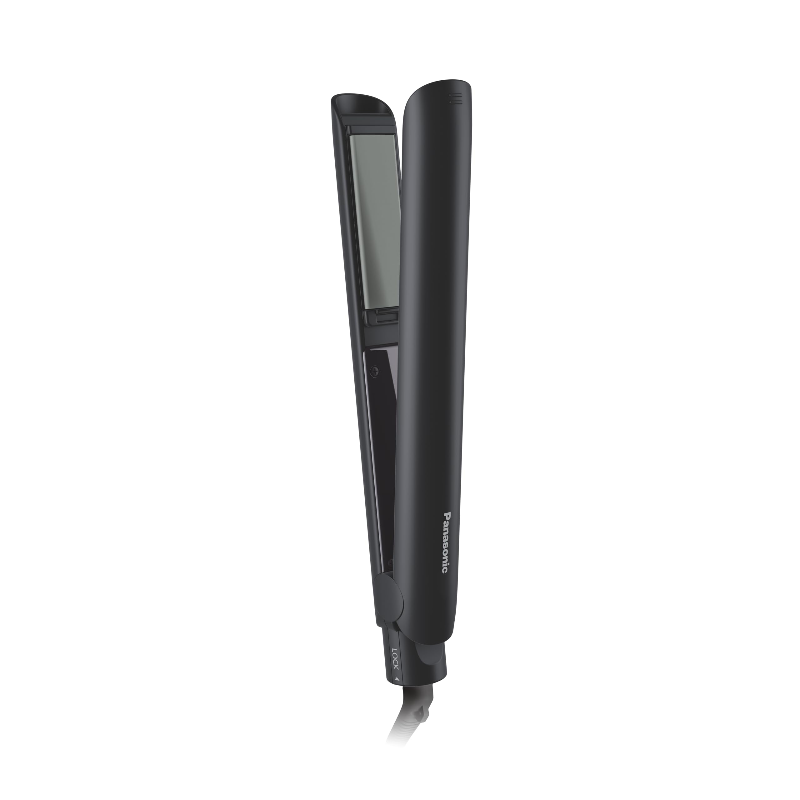 Panasonic Compact Straight Iron 2Way Lightweight Gloss Coating Black EH-HV1B-K