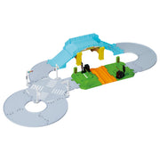 Takara Tomy Tomica Tomica Town Railroad Crossing/Overpass/Intersection Road Set Mini Car Toy Ages 3+