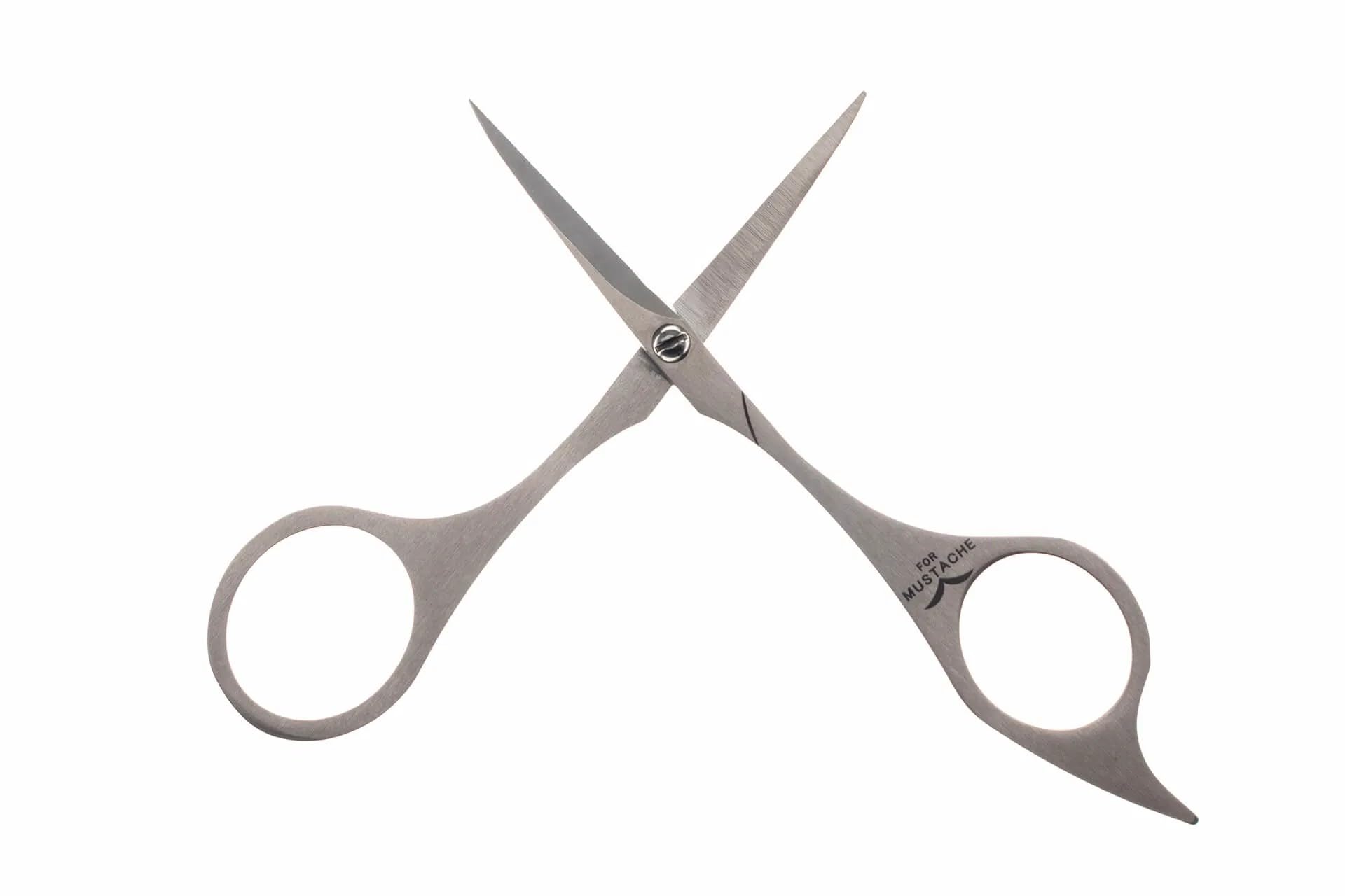 Green Bell Craftsmanship Stainless Steel Beard Scissors Jagged Blade G-2102