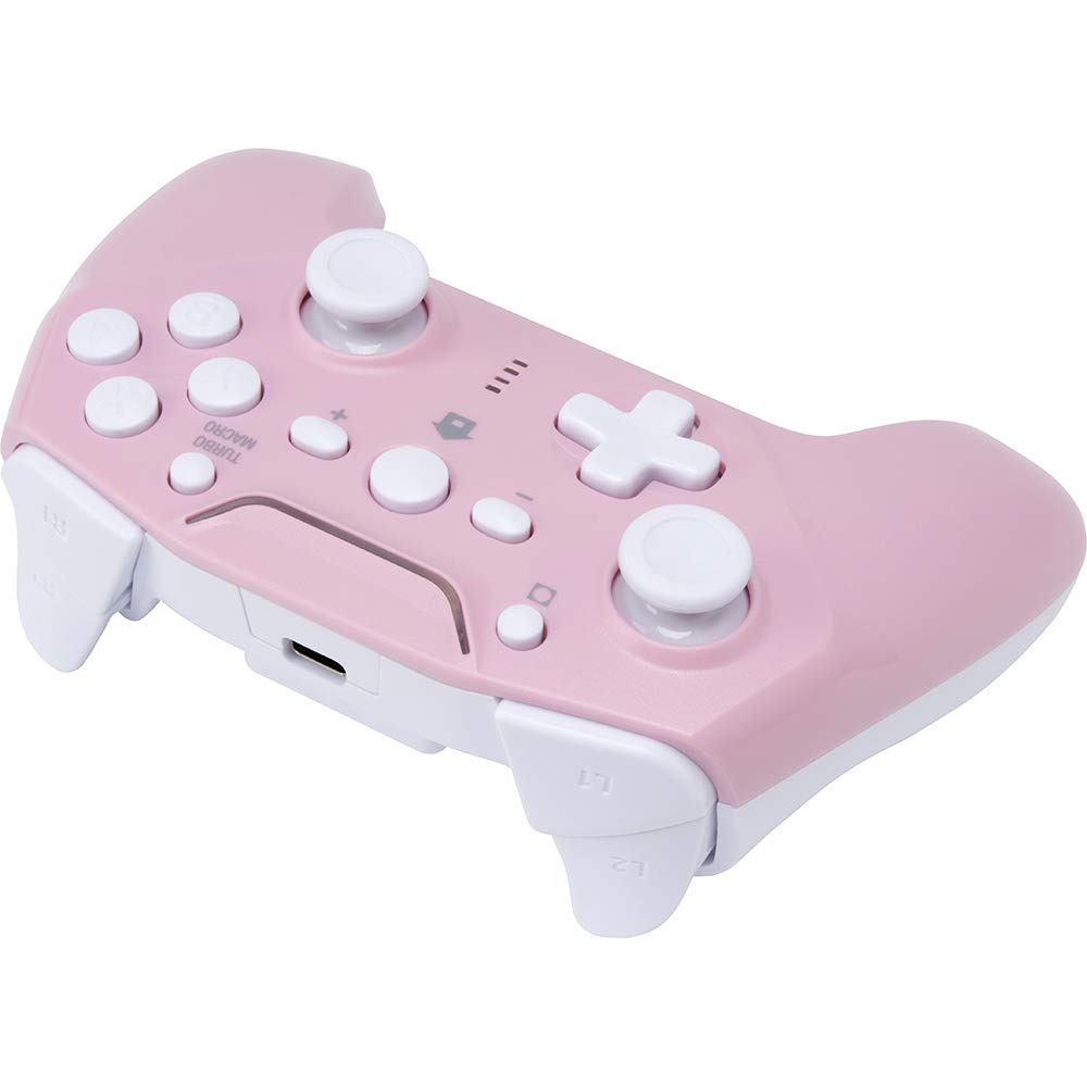 Bộ điều khiển con quay CYBER Loại không dây cho Nintendo Switch Hồng x Trắng Bắn nhanh/Được trang bị nút quay lại