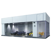 TAKARA TOMY Tomica Premium tomica GARAGE SILVER WHITE Standard Edition Mini Car Toy Ages 6+