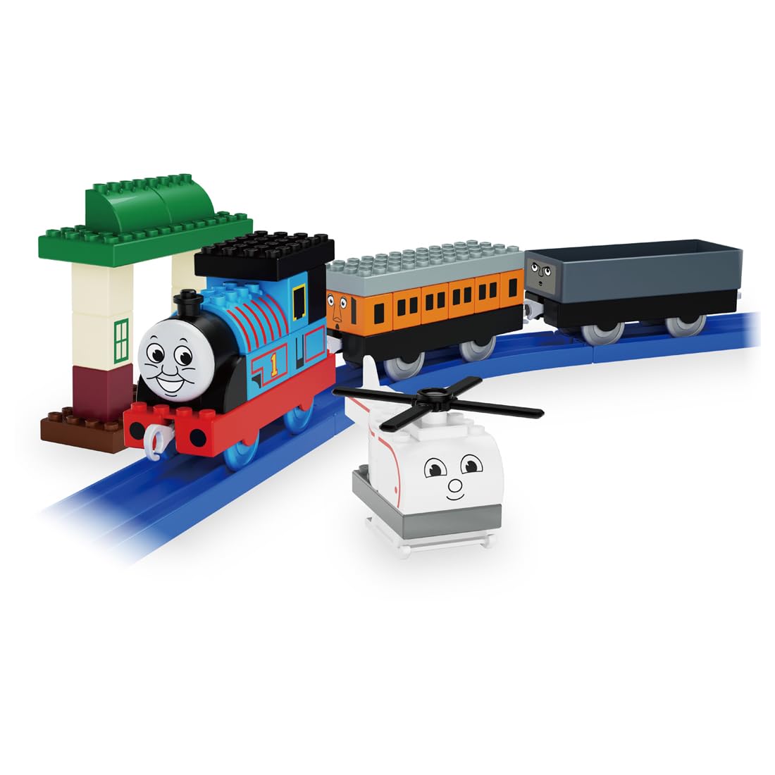 TAKARA TOMY Tomica Plarail Block Thomas the Tank Engine Entry Set Toy Ages 3+