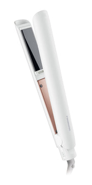 Panasonic Compact Straight Iron 2Way 3 Level Temperature Adjustment Lightweight Smooth Gloss Coating Plus White EH-HV2A-W