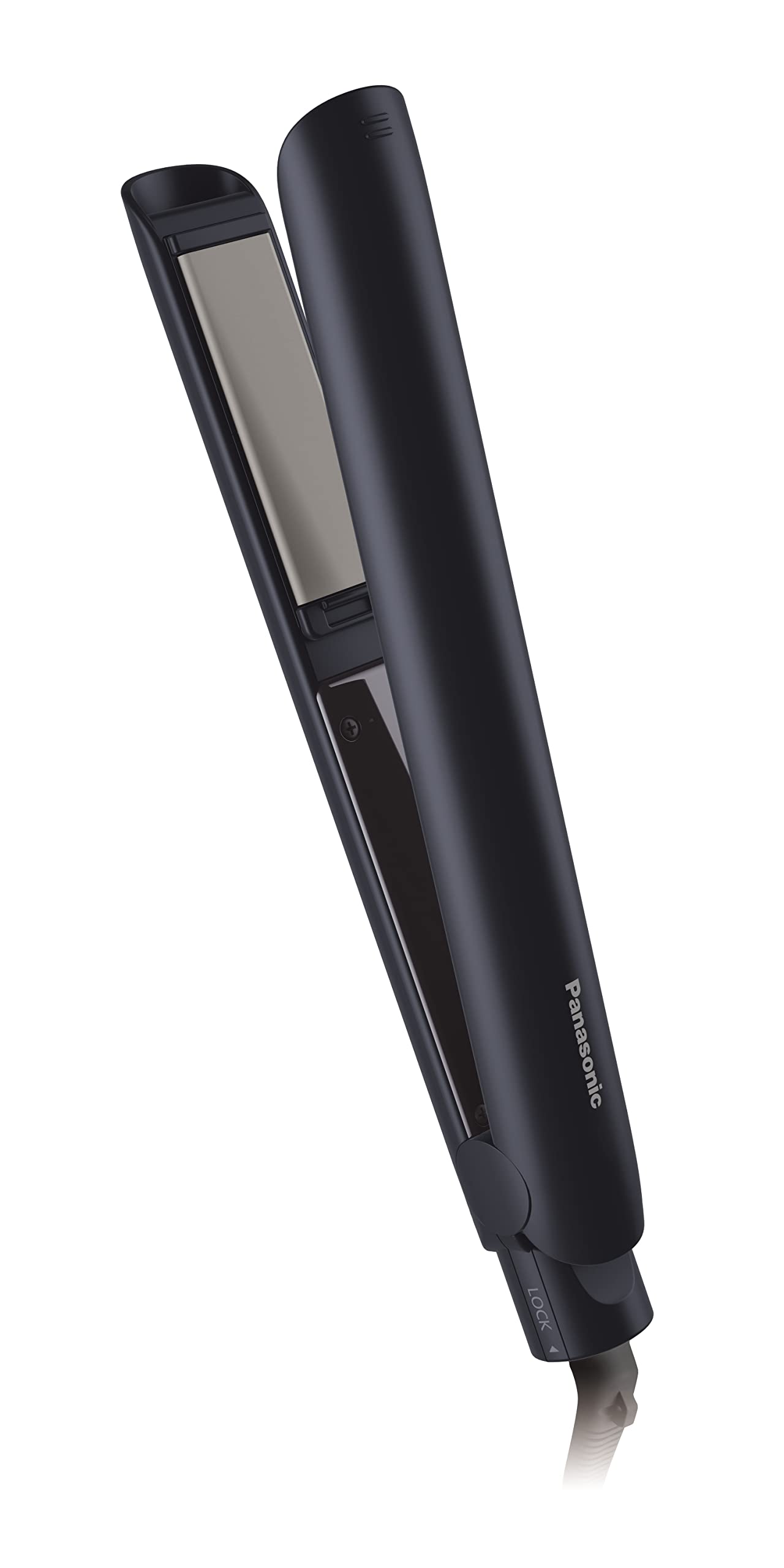 Panasonic Compact Straight Iron 2Way Lightweight Gloss Coating Black EH-HV1A-K
