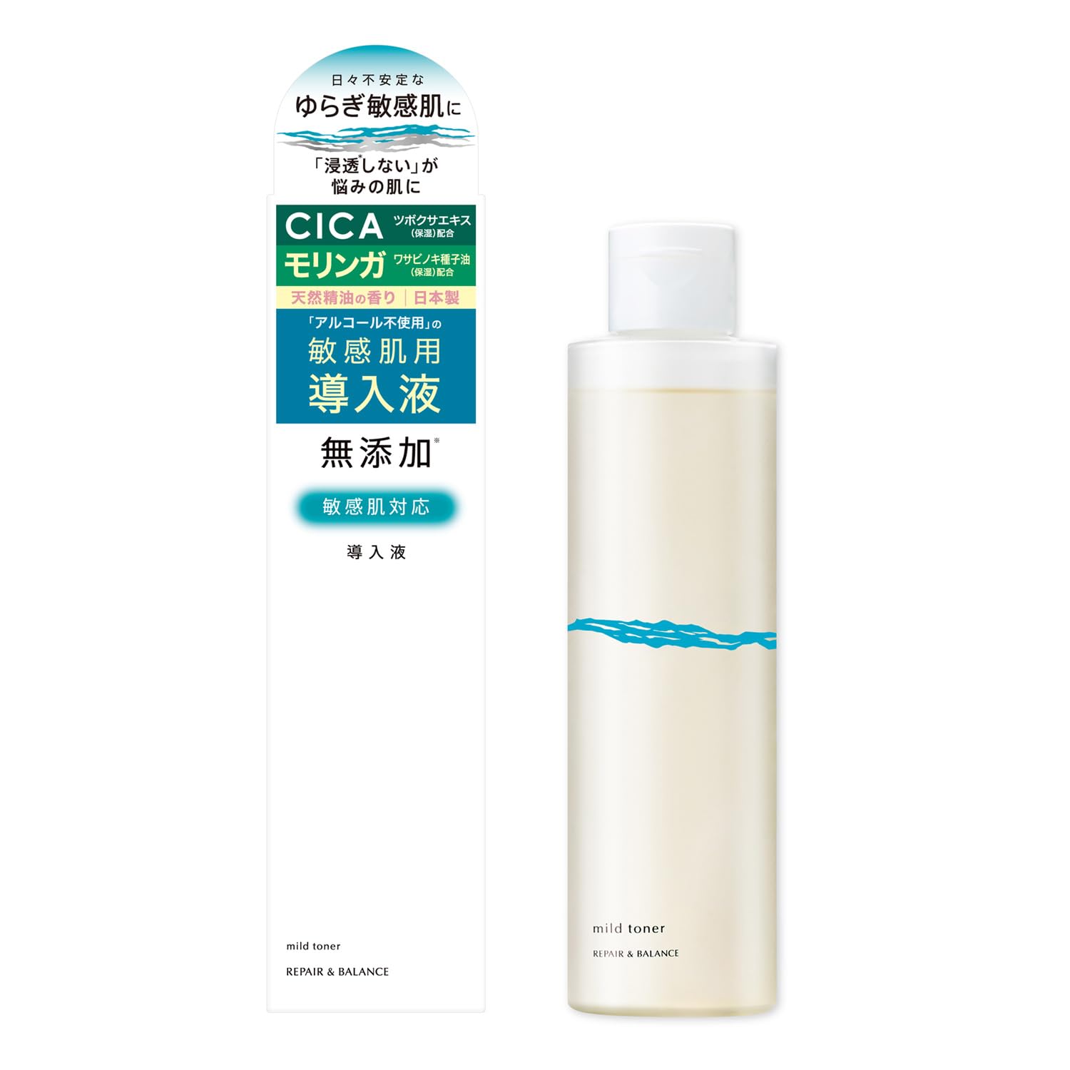 Repair & Balance Bright Color Cosmetics Mild Toner Introduction Liquid 195ml (x 1)