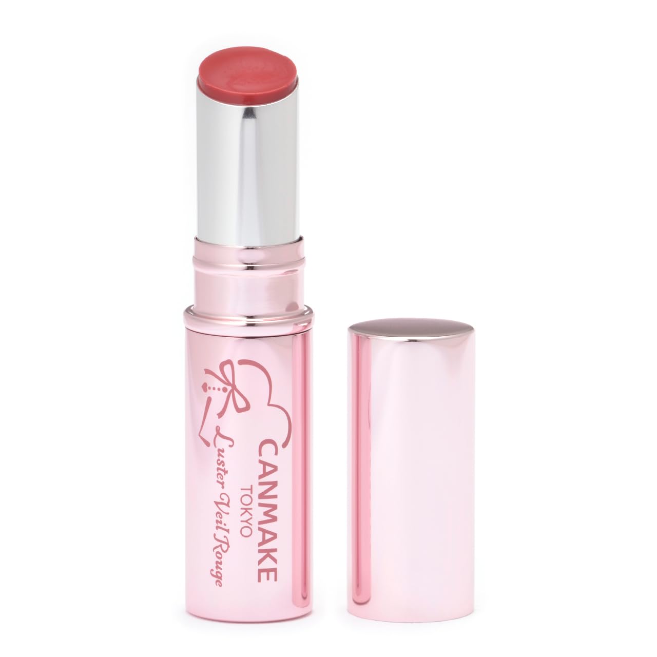 Canmake Luster Veil Rouge 02 Rosé Framboise 3g Rouge Melty Glossy Film Beautiful Color Moisturizing Rose Pink