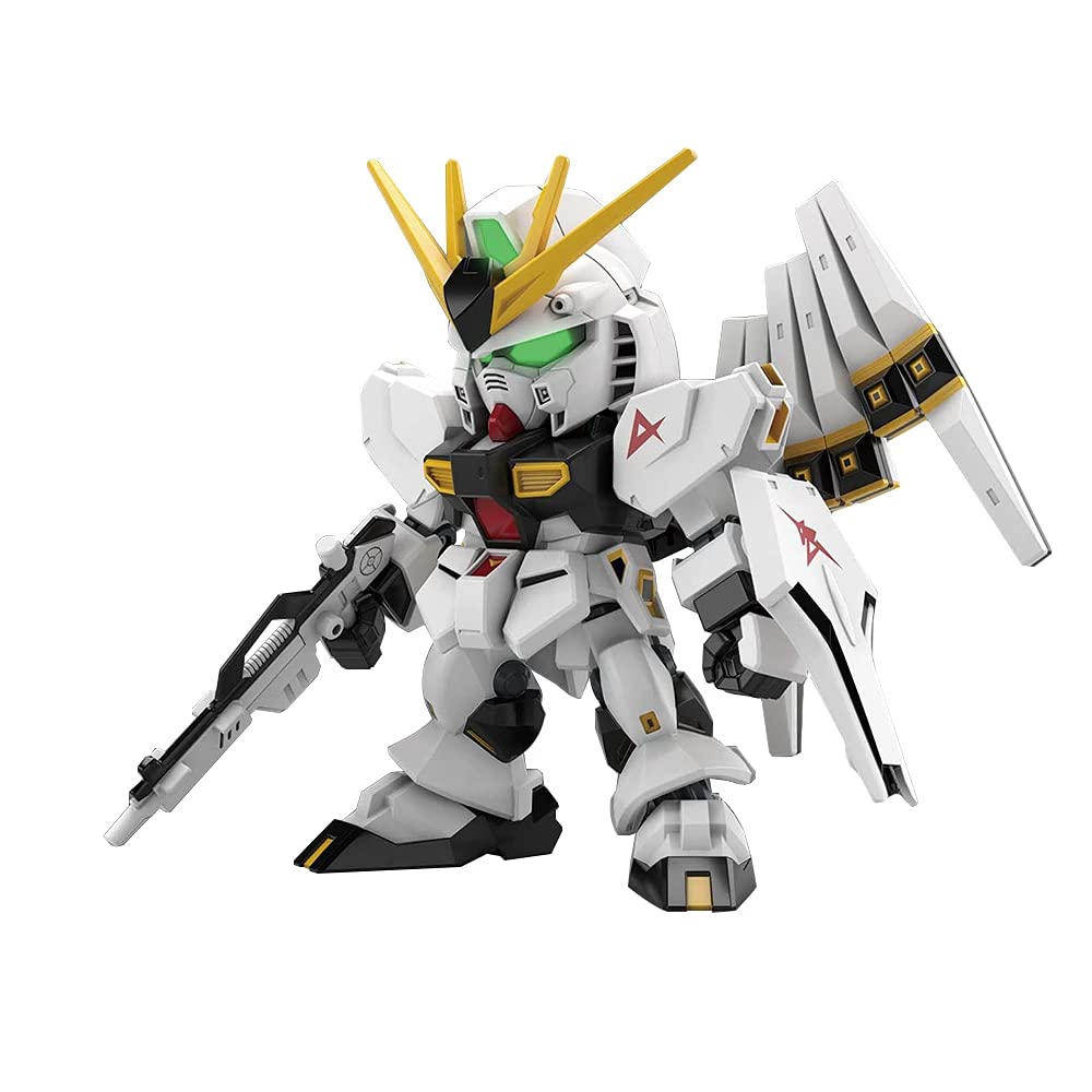 BANDAI SPIRITS SD Gundam EX Standard Mobile Suit Gundam Char's Counterattack ν Gundam Color-coded Plastic Model BAS5060928