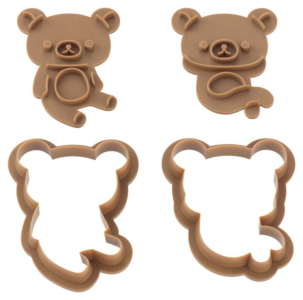 KAI Cookie Cutter Rilakkuma Cutting Die Set Made in Japan DN0202