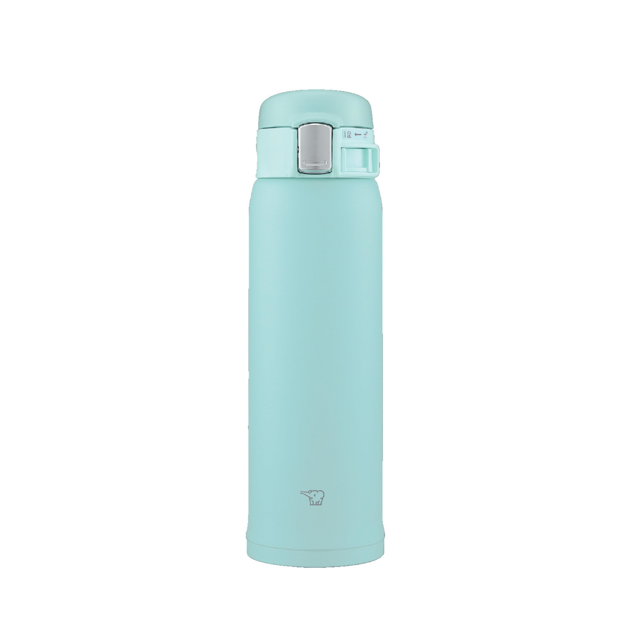 Zojirushi Mahobin Water Bottle 480ml One Touch Mug Lightweight & Compact Standard Type Heat/Cold Mint Blue SM-SF48-AM