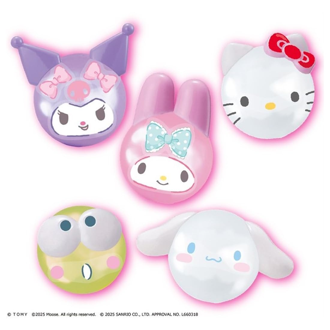 TAKARA TOMY Oonies Pomplu Premium Set Sanrio Characters