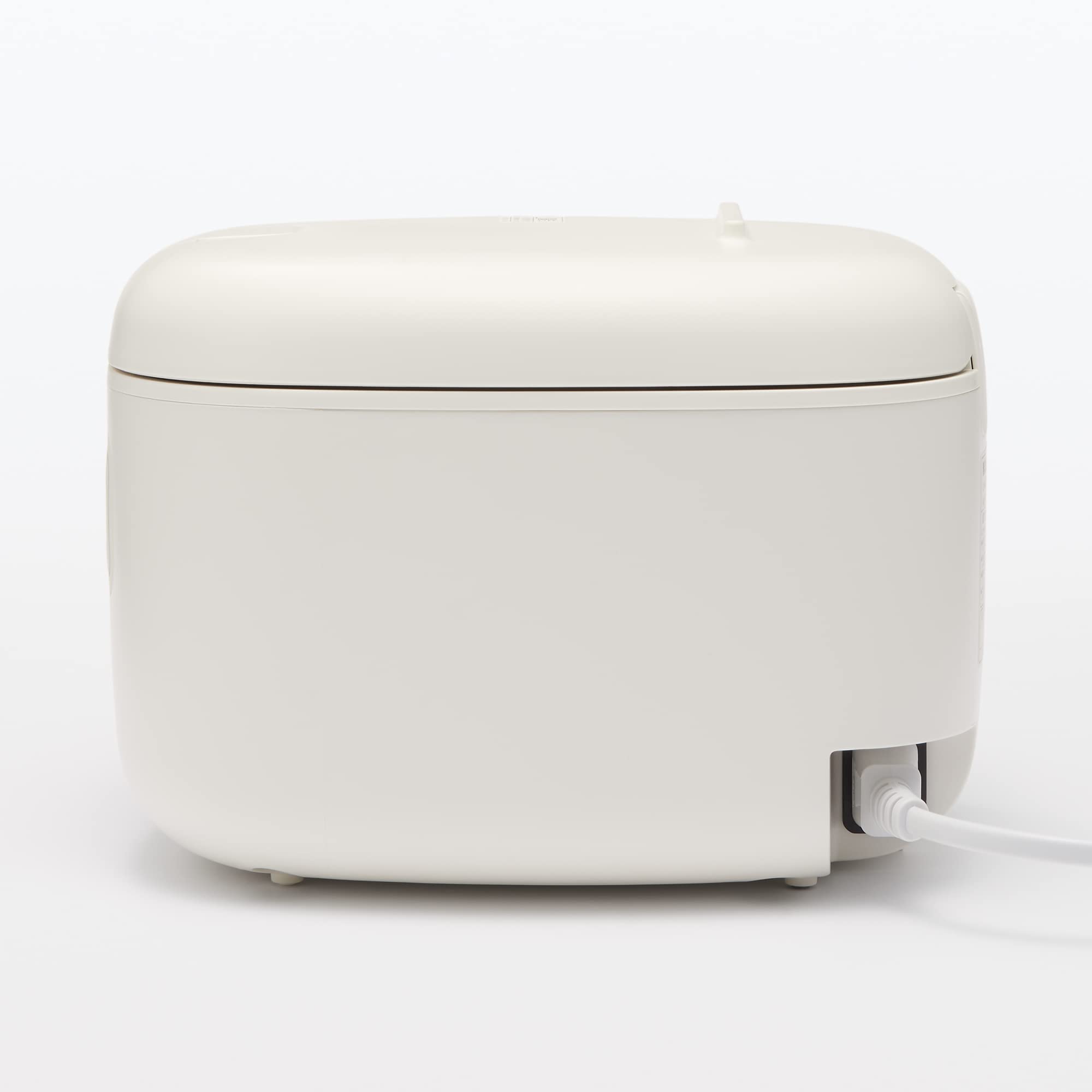MUJI Rice cooker with rice scoop holder, 3 cups, white, width 20.8 x depth 25.4 x height 18.6 cm MJ-RC3A3/12829065
