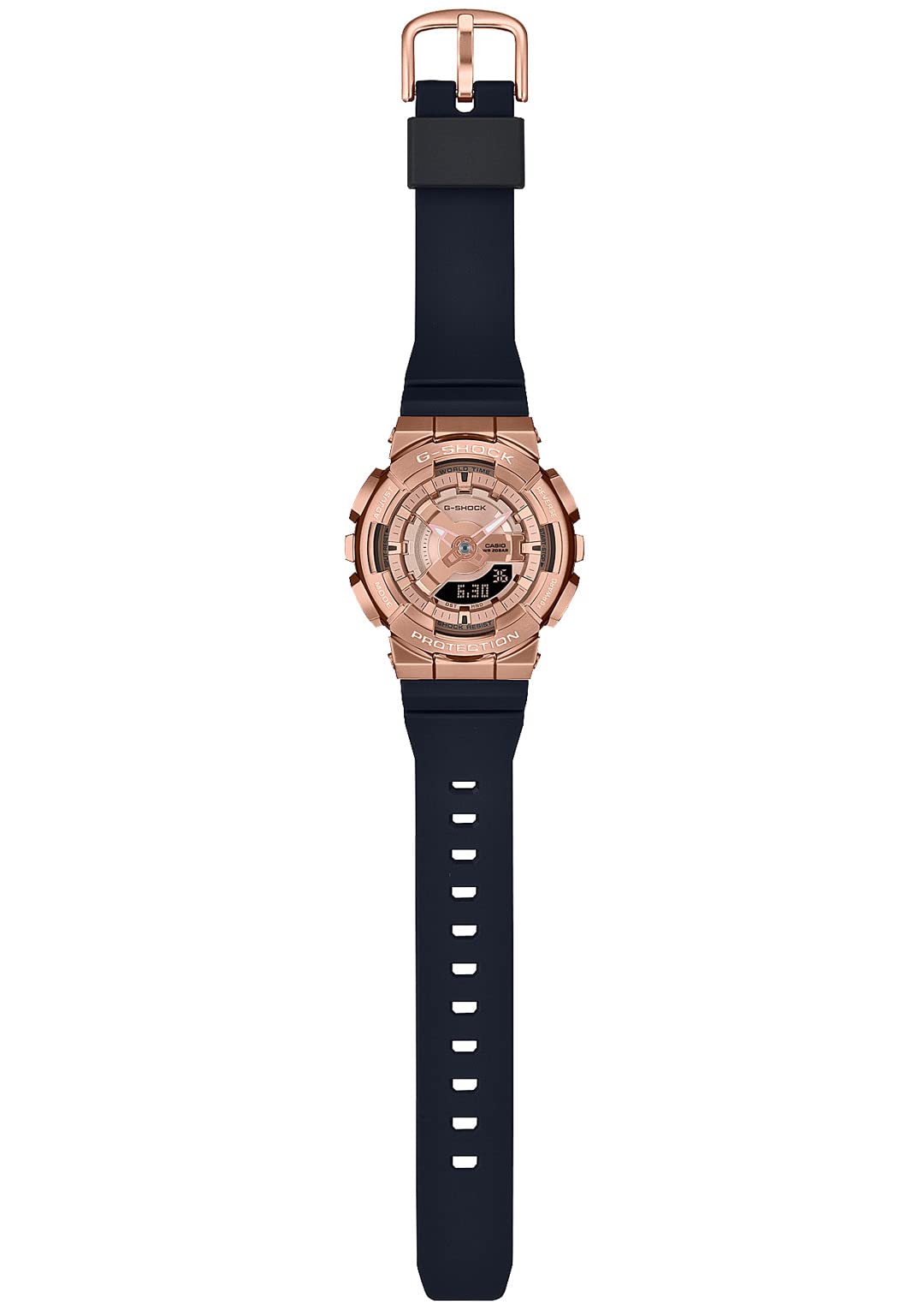 G-SHOCK [Casio] Watch G-Shock [Domestic genuine product] Mid-size model Metal covered GM-S110PG-1AJF Women's Black