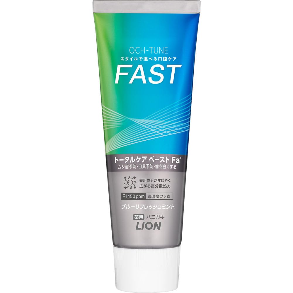 OCH-TUNE [Quasi-drug] Toothpaste FAST Blue Refresh Mint Toothpaste Highly Concentrated Fluoride (1450ppm) 130g
