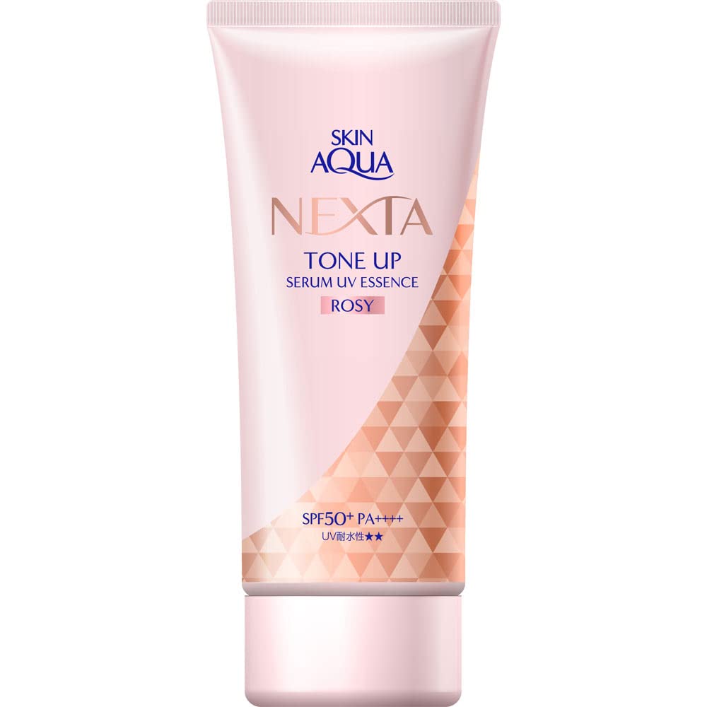 SKIN AQUA NEXTA Tone Up Serum UV Essence Sunscreen Rose Color 70g