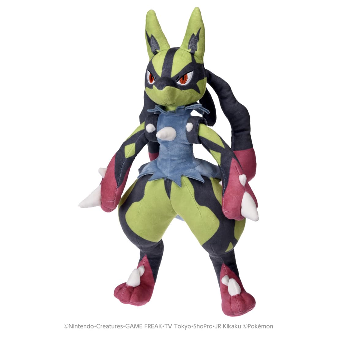 TAKARA TOMY Pocket Monster Pokemon Plush Yellow Mega Lucario