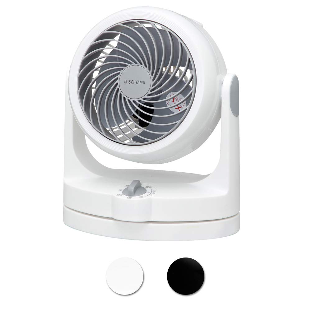 Iris Ohyama Circulator Silent Left and Right Swing 8 Tatami Powerful Air Blower White PCF-HD15-W