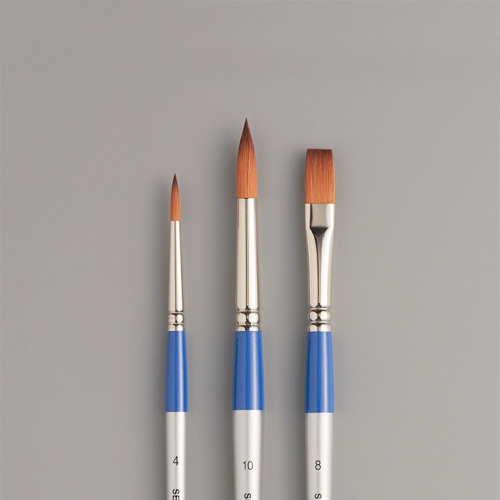 Holbein Paint Brush Set [7] Acrylic/Watercolor Brush Set of 3 130317