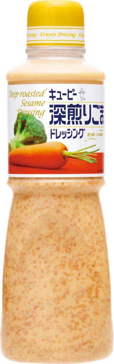 키유피 볶은 참깨 드레싱 600ml 대용량