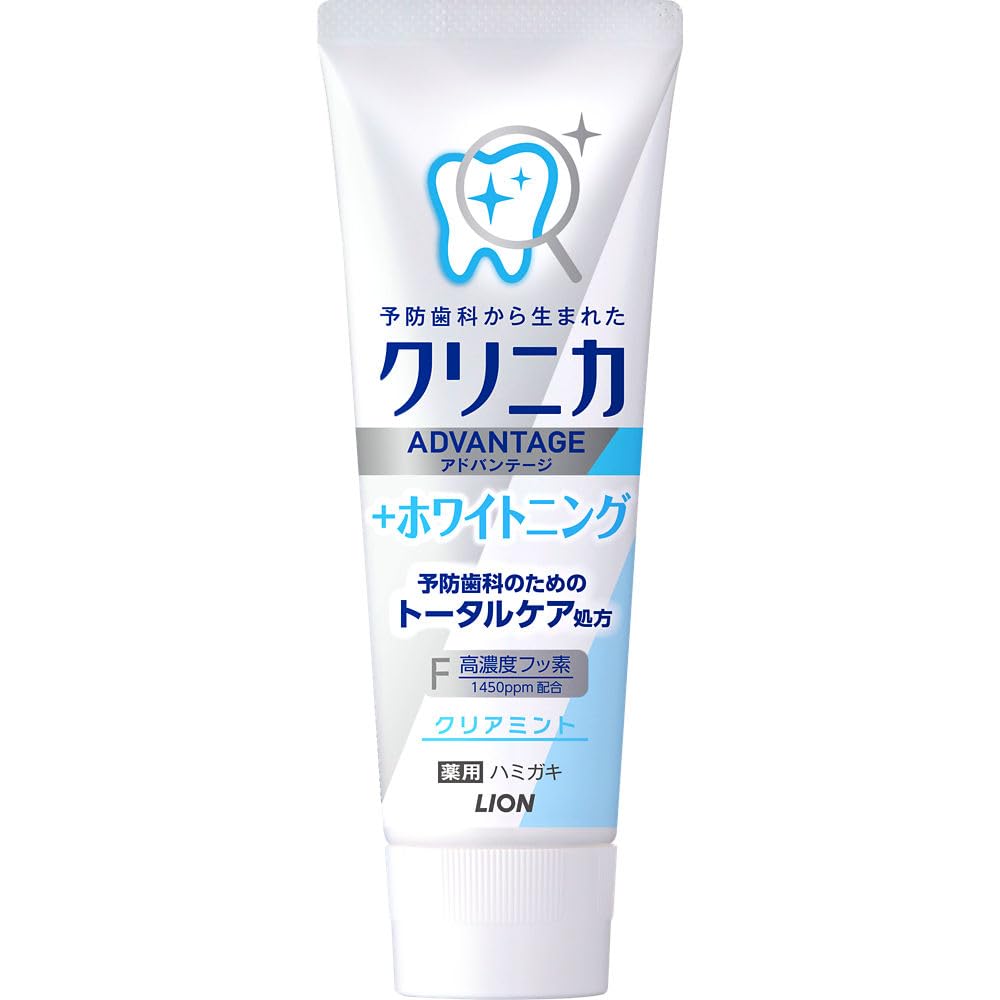 [Quasi-drug] Clinica Advantage + Whitening Toothpaste Clear Mint 130g